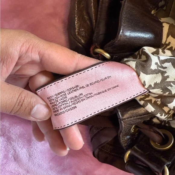 Juicy Couture Brown Leather Shoulder Bag - Picture 13 of 13